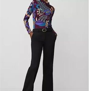 Ann Taylor Belted Boot Pant